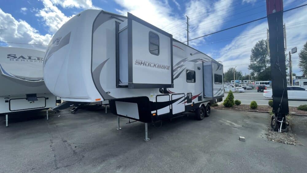 Forest River Shockwave 28FWDX Toyhauler Fifth Wheel, Forest River Shockwave 28FWDX Toyhauler Fifth Wheel,
